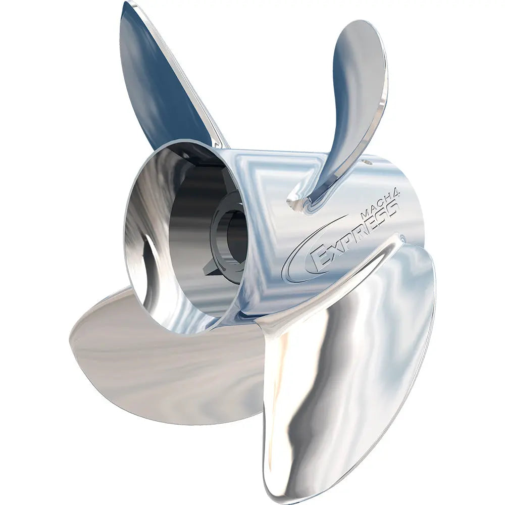 Turning Point Express Mach4 Left Hand Stainless Steel Propeller EX-1417-4L 14.5" x 17" Pitch