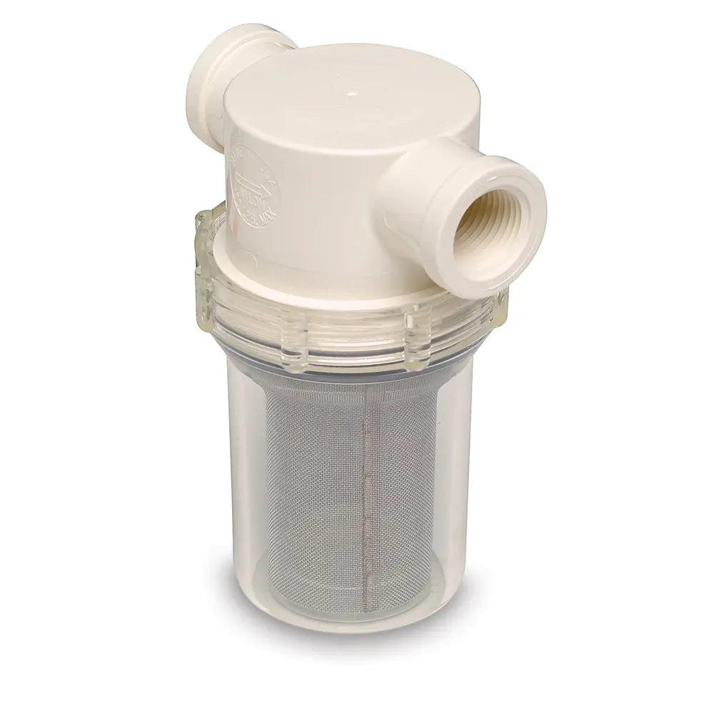 Shurflo by Pentair 1/2 inch Raw Water Strainer with 50 Mesh Screen