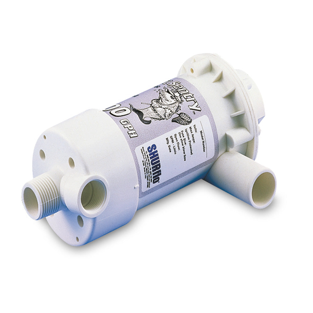 Shurflo by Pentair BAIT SENTRY 1100 Magnetic Drive Livewell Pump for Marine Livewell Applications