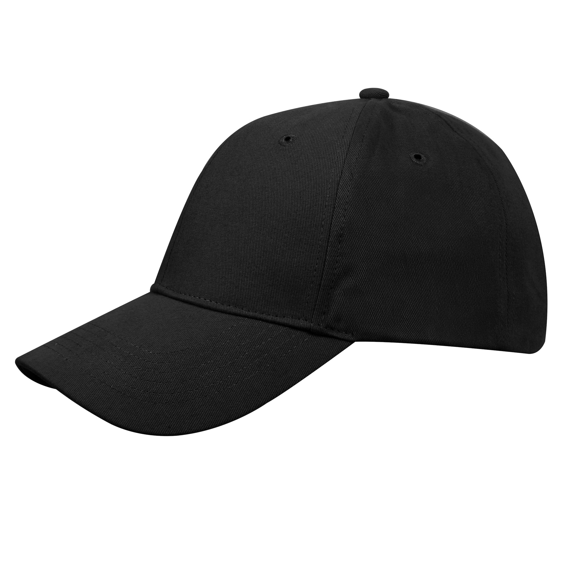 Rothco Supreme Solid Color Low Profile Cap Black - Comfortable Brushed Cotton Twill Baseball Hat