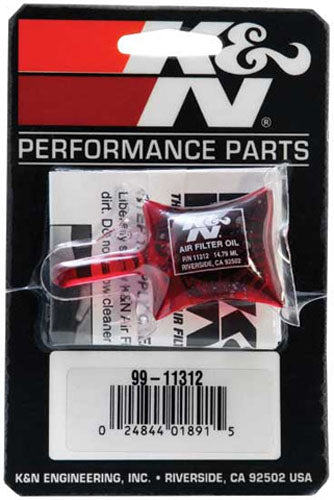 K&N Filter Charger Oil 1/2 oz - Part Number 99-11312