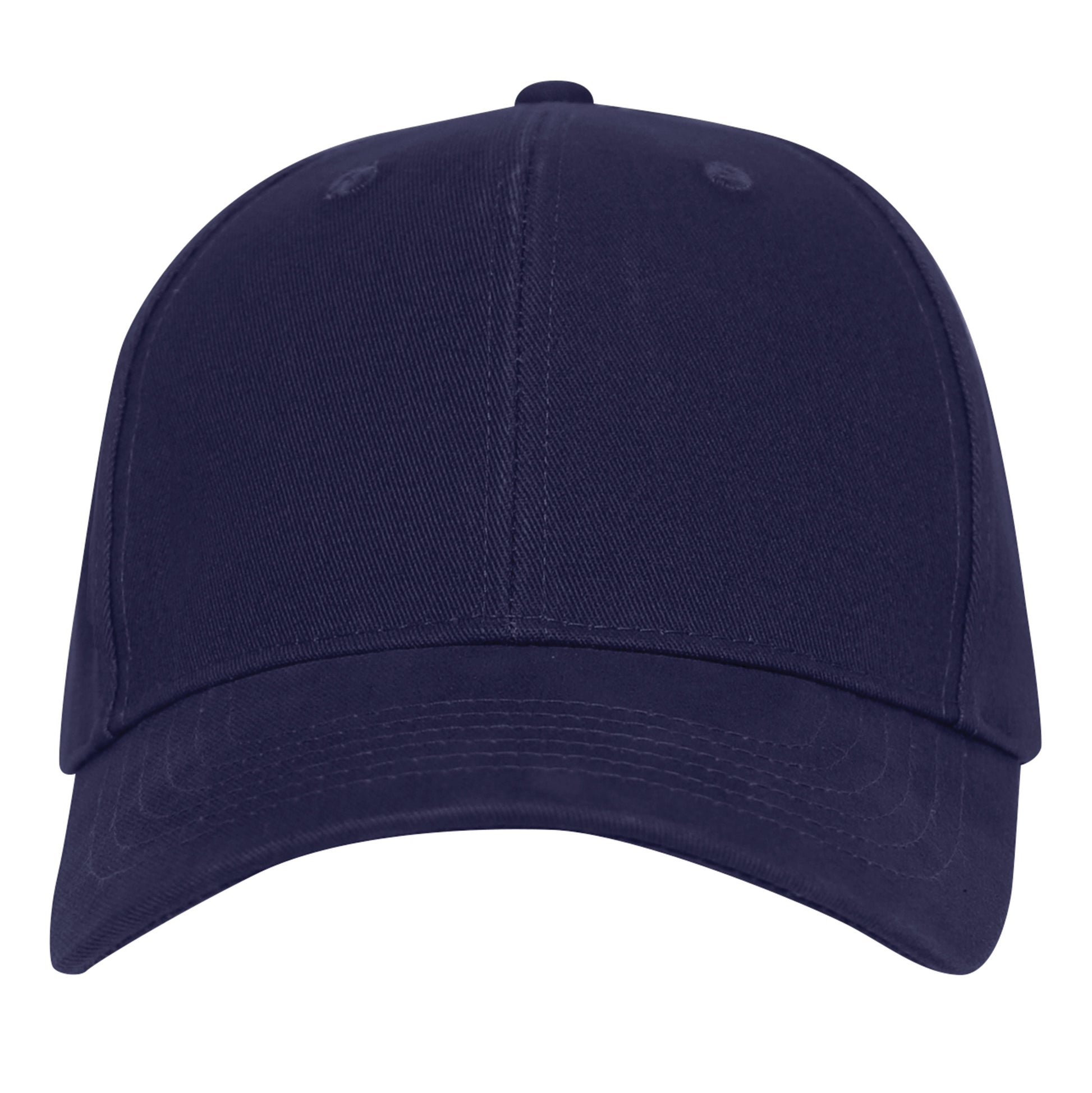 Rothco Supreme Solid Color Low Profile Cap Navy Blue - Comfortable Brushed Cotton Twill Baseball Cap with Adjustable Fit