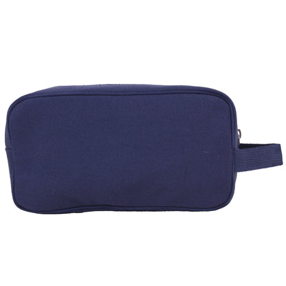 Rothco Canvas Travel Dopp Kit Navy Blue - Durable Heavyweight Toiletry Bag