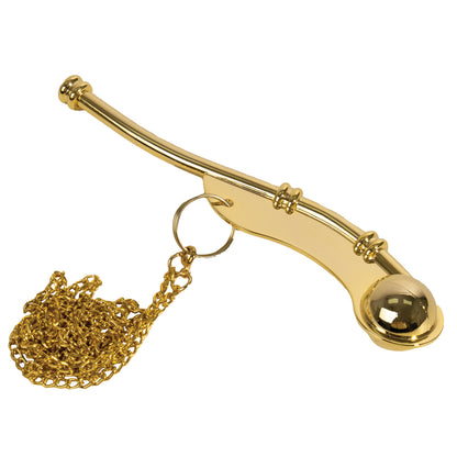 Rothco Boatman's Whistle with Chain - Classic Nautical Signaling Tool