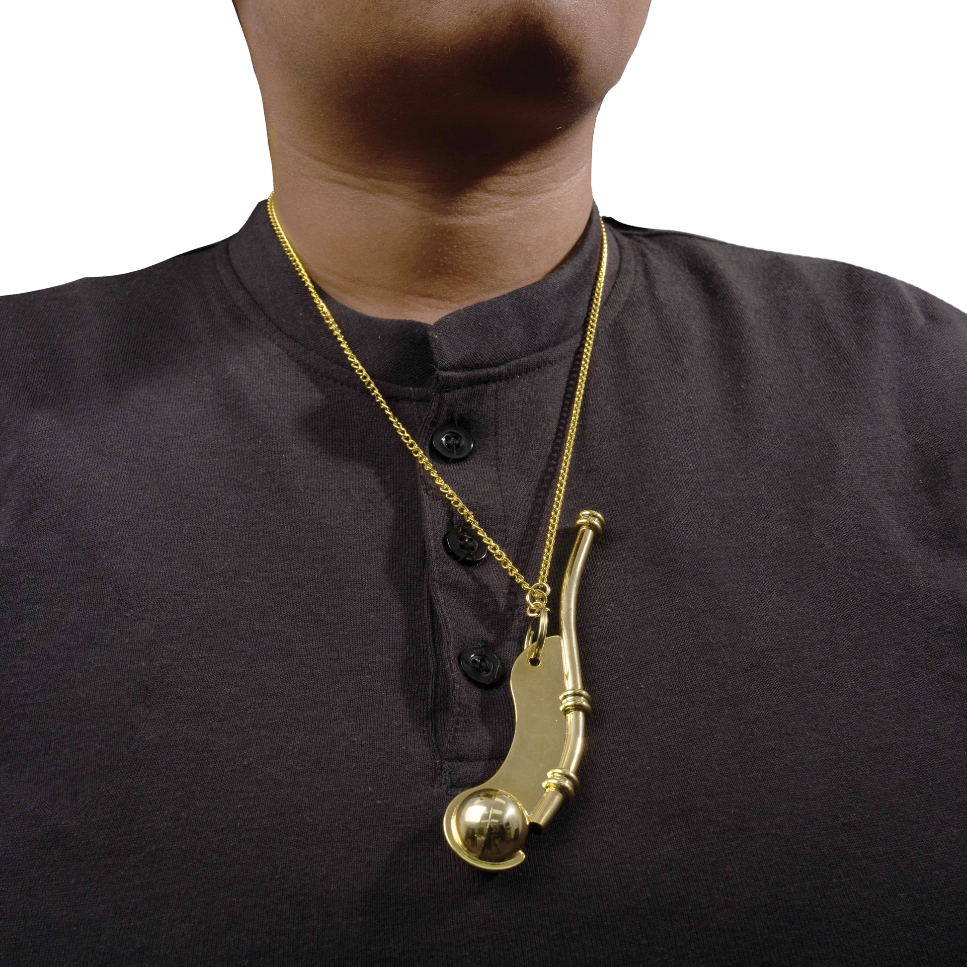 Rothco Boatman's Whistle with Chain - Classic Nautical Signaling Tool
