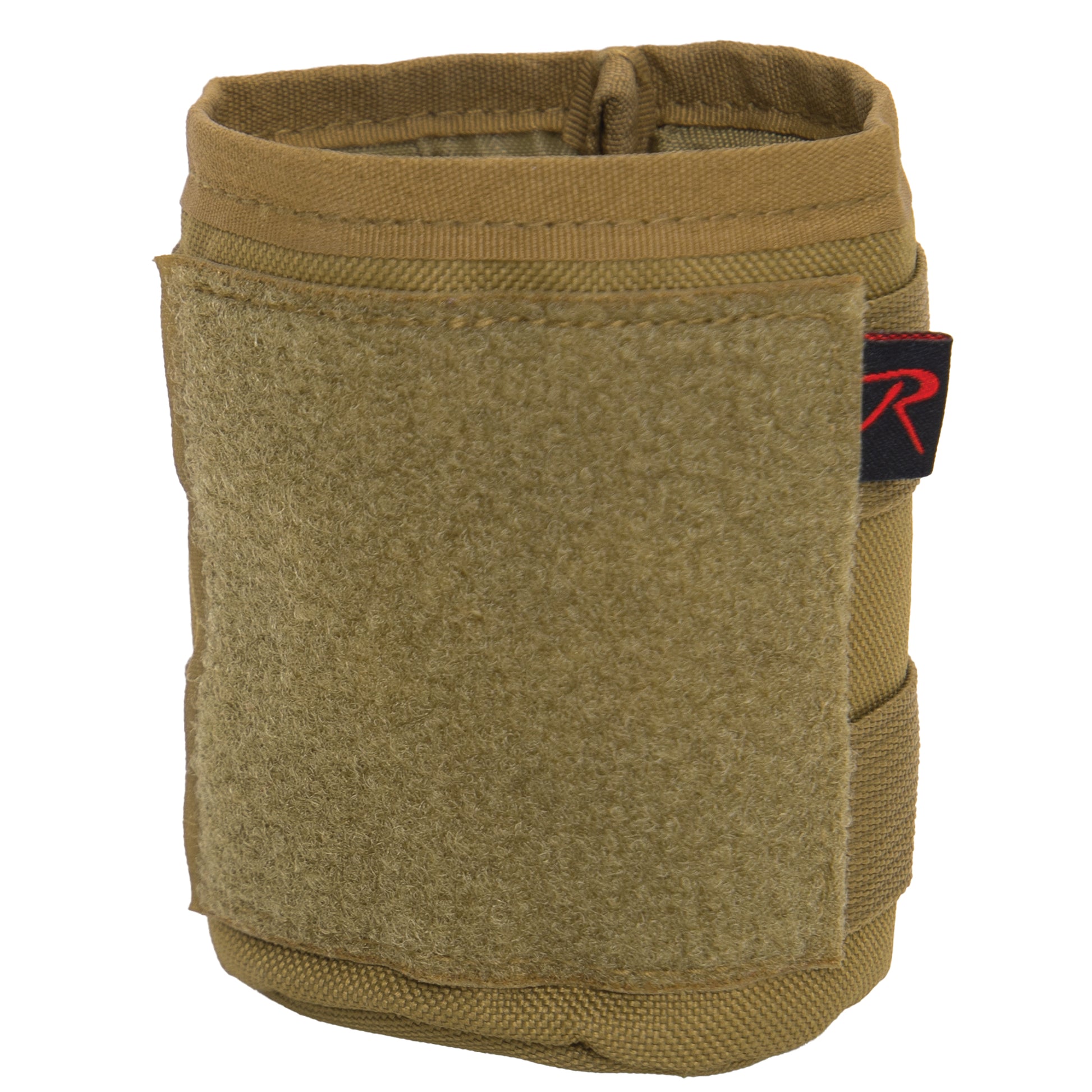 Rothco Tactical Insulated Beverage Holder in Coyote Brown – Keeps 12-Oz Cans Cold, MOLLE Compatible