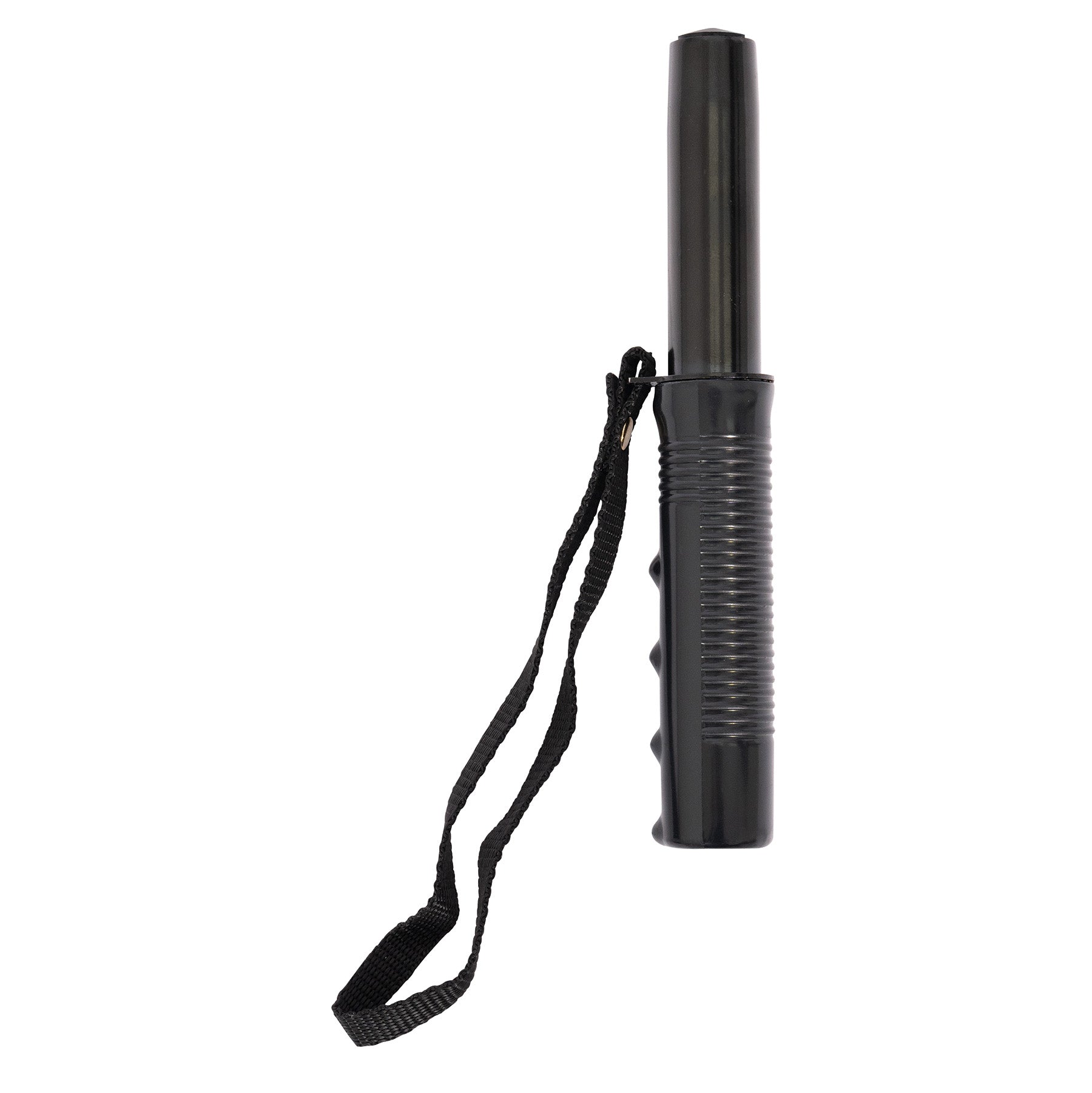 Rothco 3-Section Spring Baton with Rubber Handle – Compact Law Enforcement Self-Defense Tool
