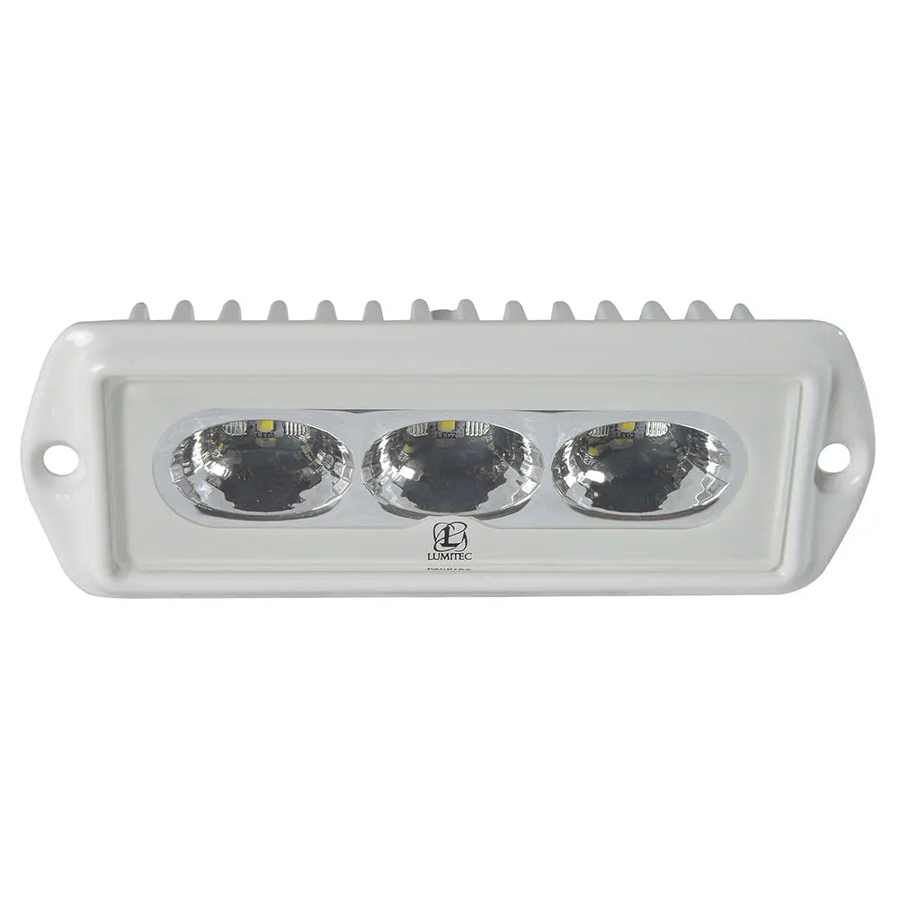 Lumitec CapriLT LED Flood Light – White Finish, Non-Dimming, 1000 Lumens, 12W, 10-30V DC