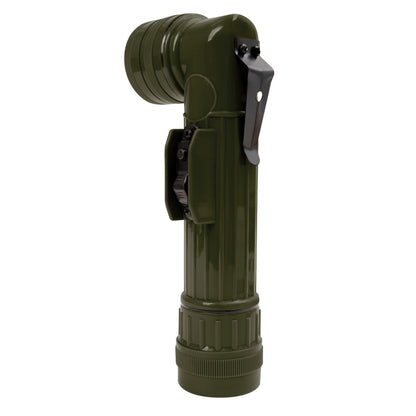 Rothco G.I. Type D-Cell Flashlight in Olive Drab with Multi-Mode and Signal Features