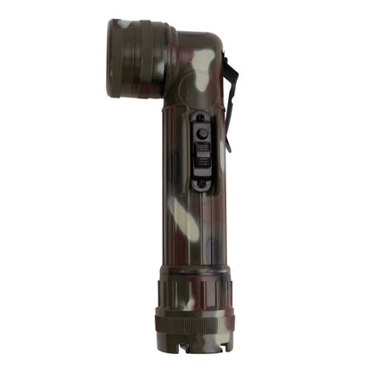 Rothco G.I. Type D-Cell Flashlights in Woodland Camo with Multi-Mode and Signal Functionality