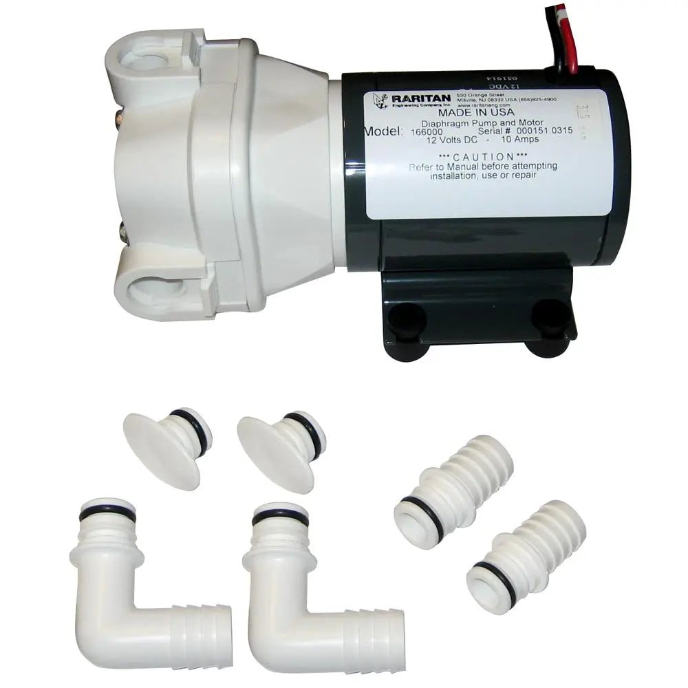 Raritan Diaphragm Intake Pump - 12V Model 166000 for Marine and Industrial Use