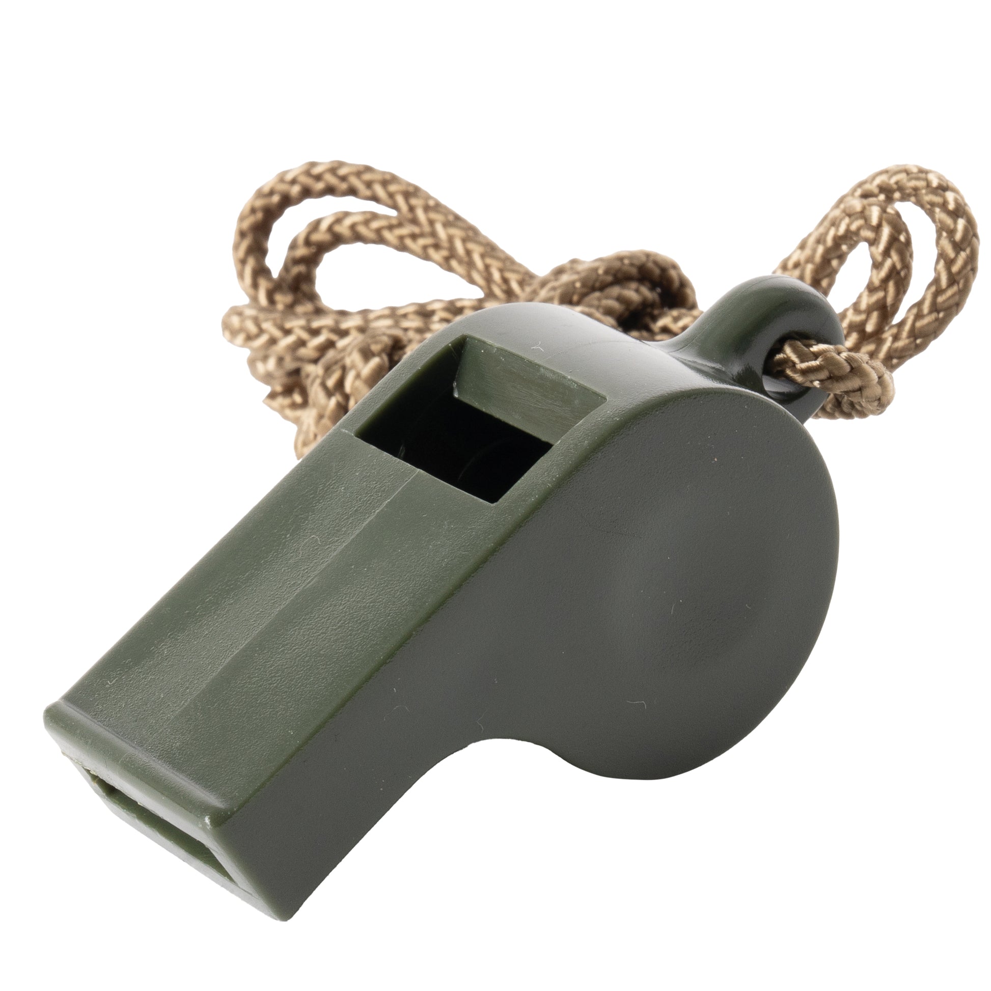 Rothco G.I. Style Police Whistle in Olive Drab – Emergency Signaling and Safety Tool