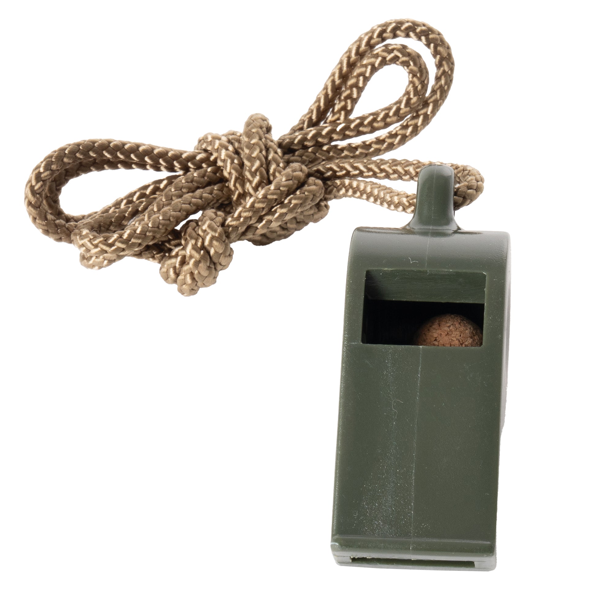 Rothco G.I. Style Police Whistle in Olive Drab – Emergency Signaling and Safety Tool