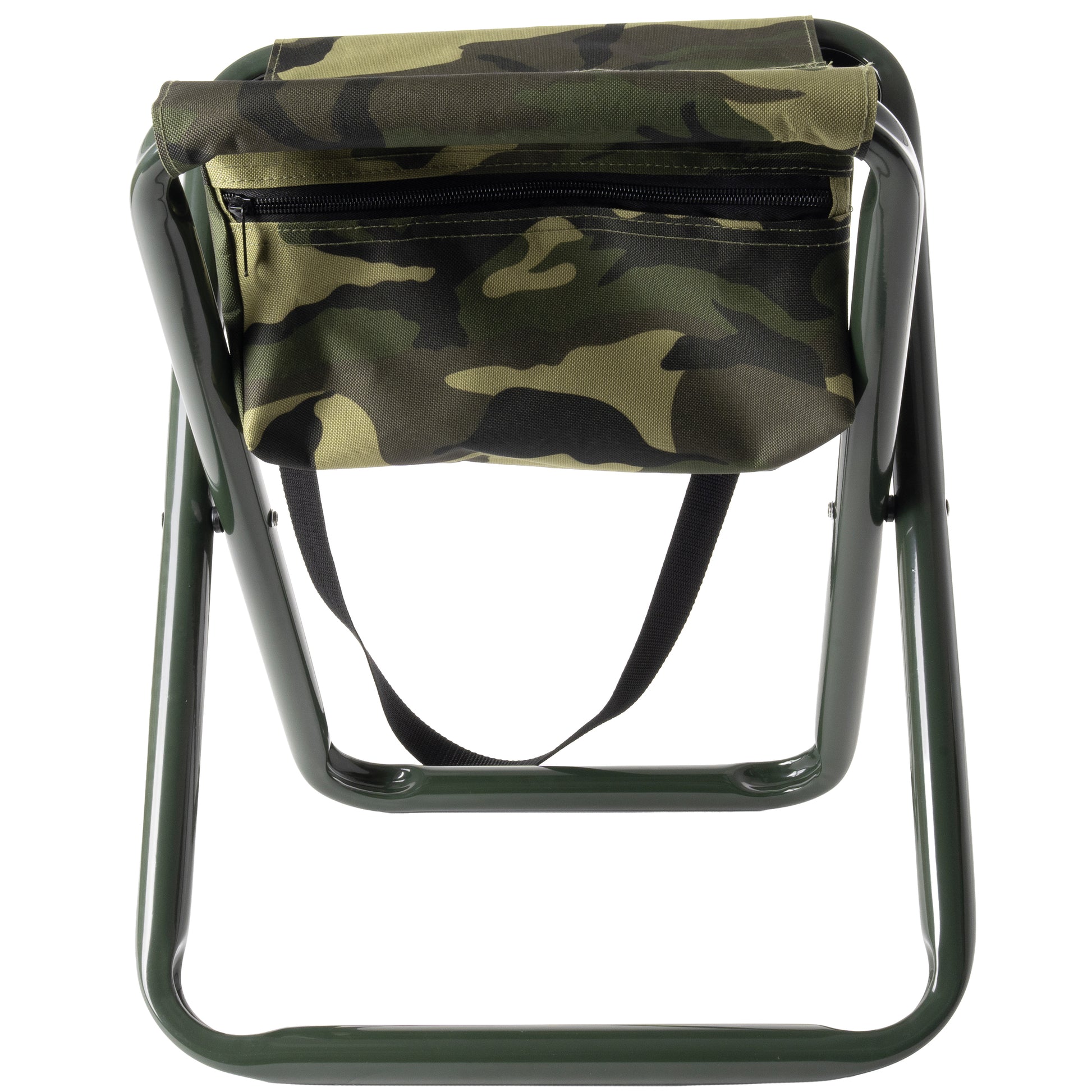 Rothco Deluxe Folding Stool with Pouch - Woodland Camo Part 4576-WC