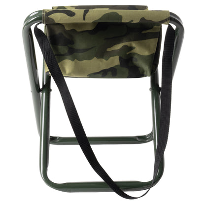 Rothco Deluxe Folding Stool with Pouch - Woodland Camo Part 4576-WC