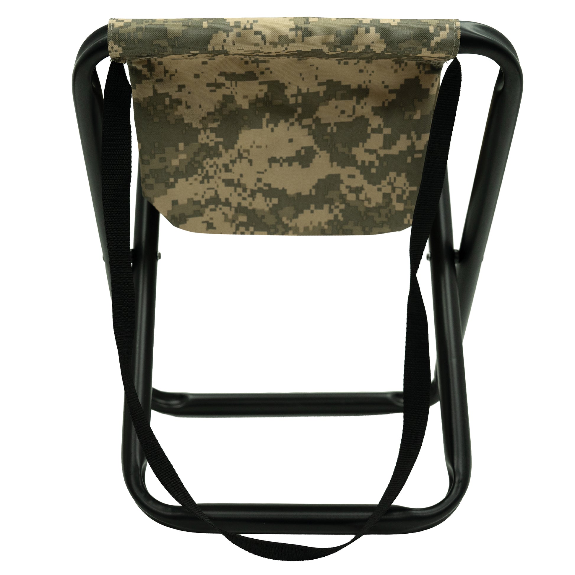 Rothco Deluxe Folding Stool with Pouch in ACU Digital Camo – Compact and Durable Outdoor Seat