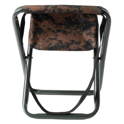 Rothco Deluxe Folding Stool with Pouch in Woodland Digital Camo, Part Number 4556