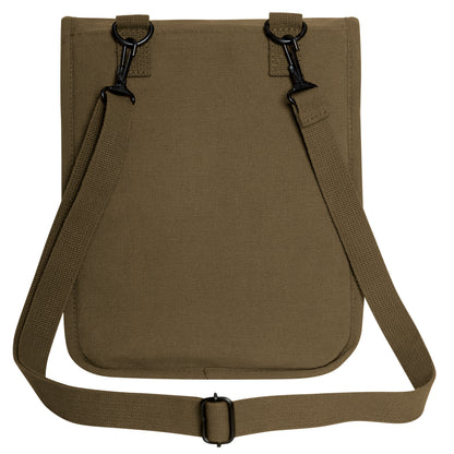 Rothco Canvas Map Case Shoulder Bag Olive Drab - Durable Outdoor Organizer