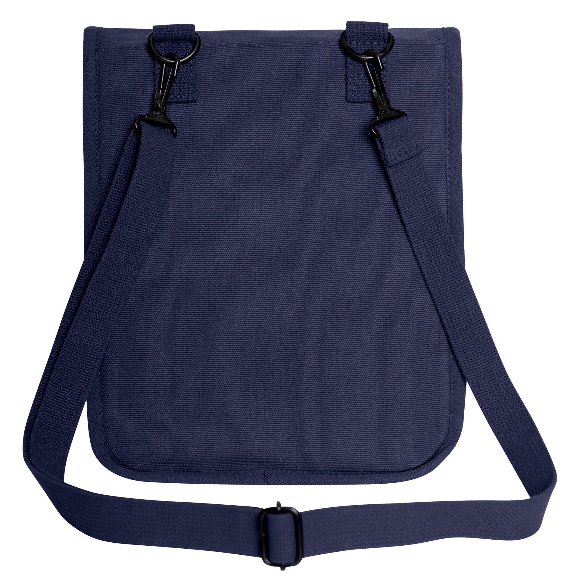 Rothco Canvas Map Case Shoulder Bag Navy Blue - Durable Outdoor Travel Organizer