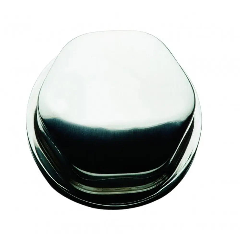 Schmitt Marine Faux Center Nut - Stainless Steel for Cast Steering Wheels, 1/2" and 5/8" Sizes with M12 Base Included