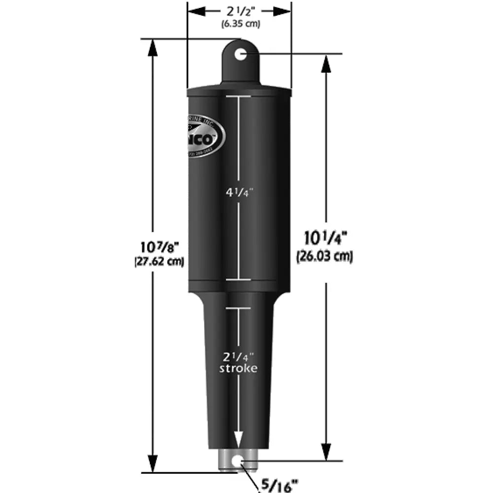 Lenco Marine 15122-001 12V 1-1/4 inch Stroke 5 Lobe Actuator for Tow and Ski Boats
