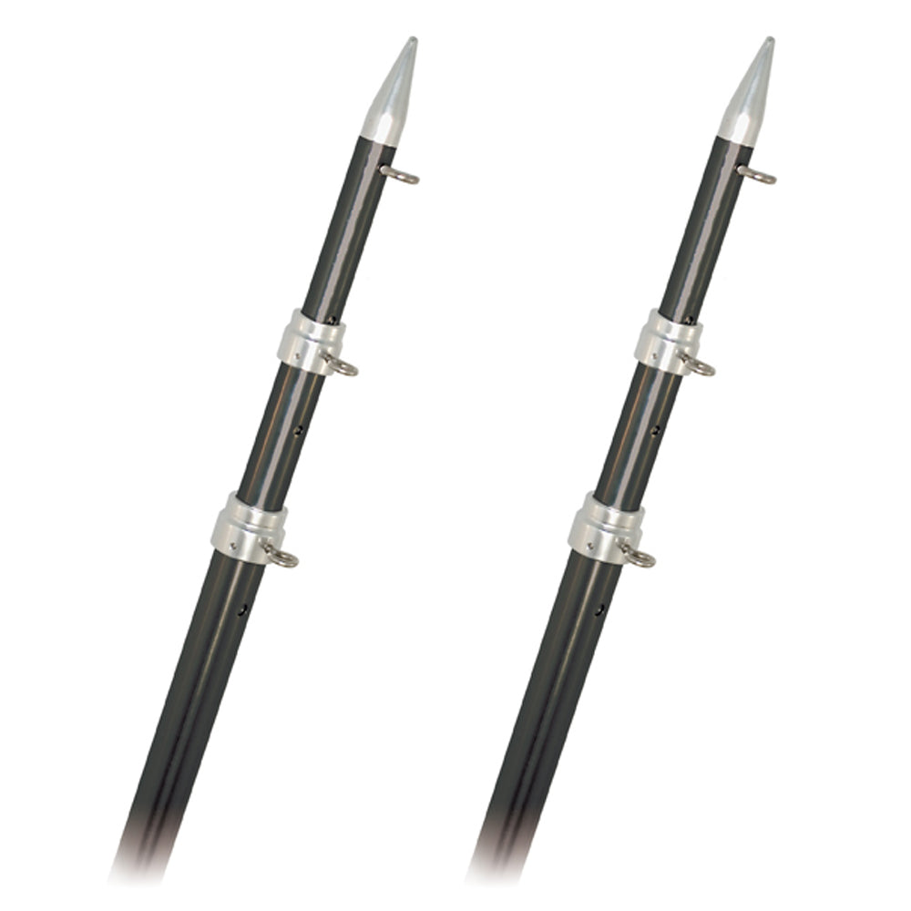 Rupp Marine Top Gun 18 ft Carbon Fiber Telescopic Outrigger Poles