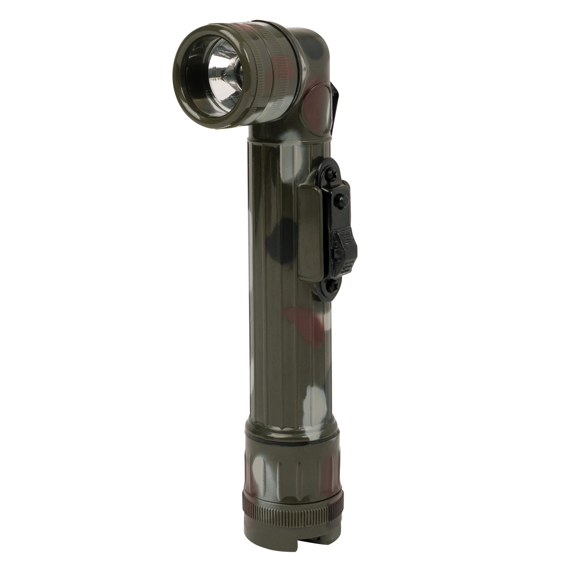 Rothco Mini Army Style Flashlight in Woodland Camo – Compact Waterproof Outdoor Gear