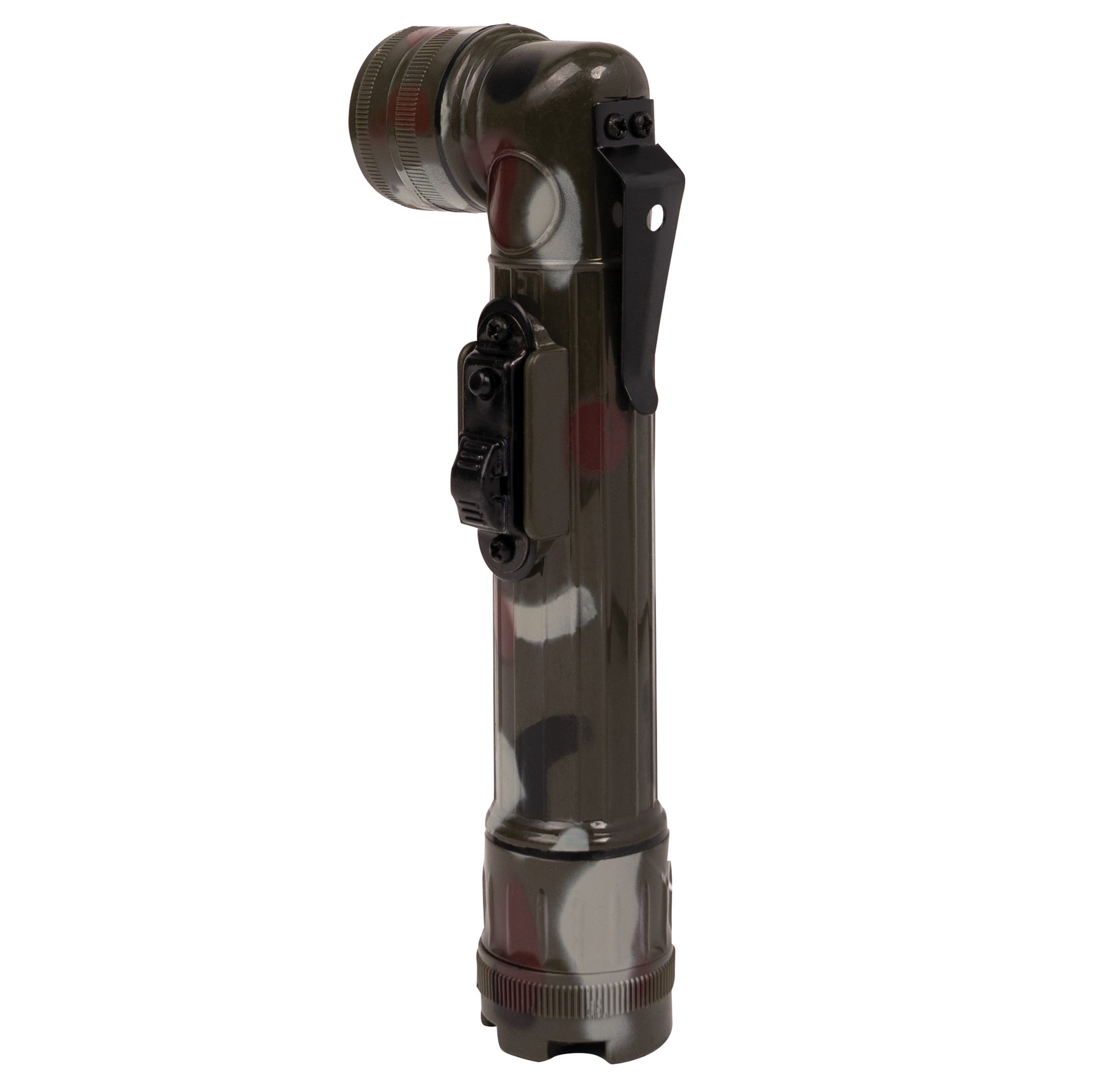 Rothco Mini Army Style Flashlight in Woodland Camo – Compact Waterproof Outdoor Gear