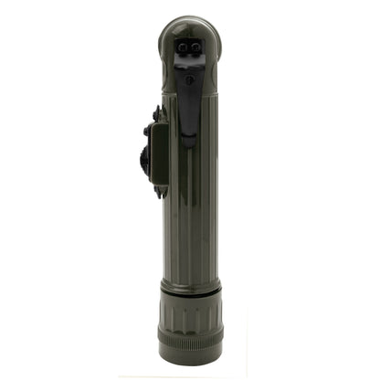 Rothco Mini Army Style Flashlight in Olive Drab – Compact LED Camping Light with Multi-Mode and Signal Features