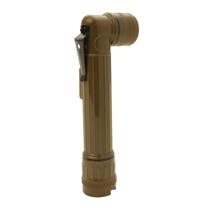 Rothco Mini Army Style Flashlight Coyote Brown – Compact Waterproof Outdoor Light with Multi-Mode Switch and Signal Function