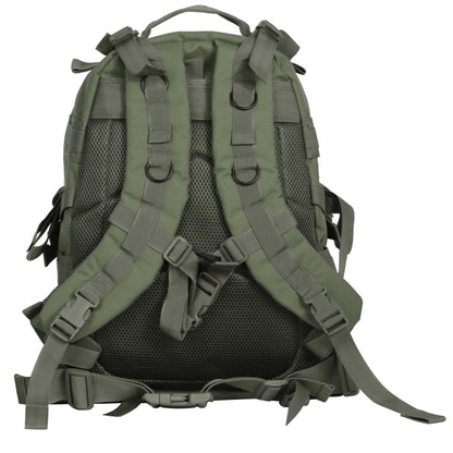 Rothco Large Transport Pack Foliage Green – Tactical MOLLE Backpack with Hydration Compatibility