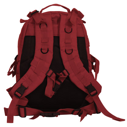 Rothco Large Transport Pack in Red with MOLLE Compatibility and Hydration System