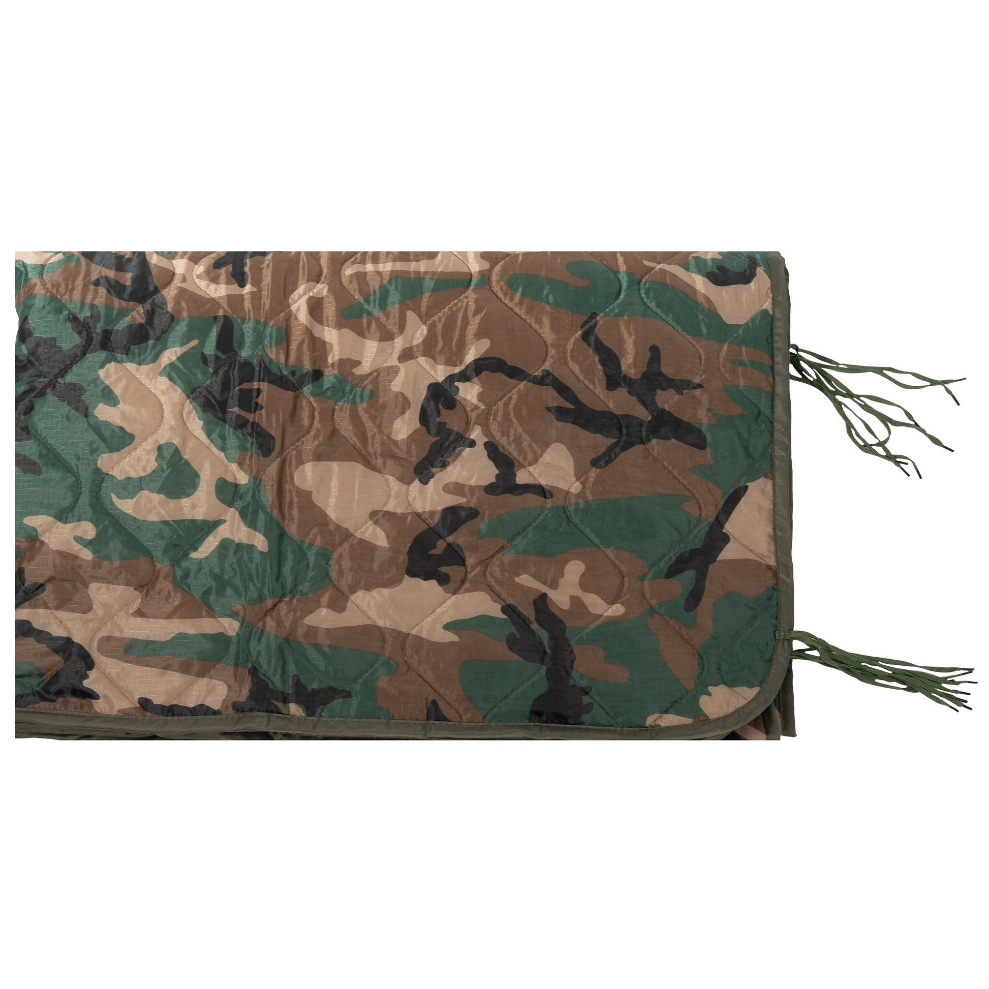 Rothco G.I. Type Camo Poncho Liner Woodland Camo – Versatile Insulation and Emergency Blanket