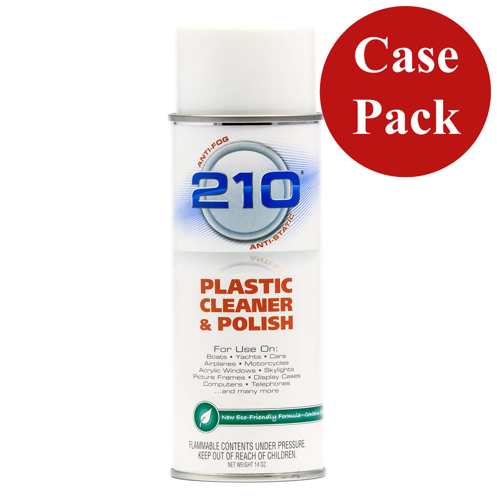 Camco 210 Plastic Cleaner and Polish - 14oz Spray (Case of 12)