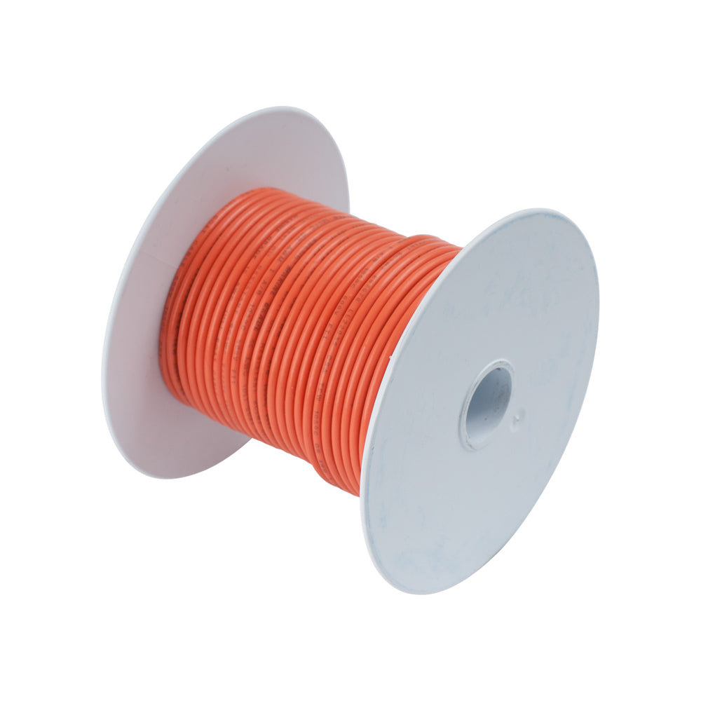 Ancor Orange 14AWG Tinned Copper Wire - 100 Feet for Marine and Automotive Applications