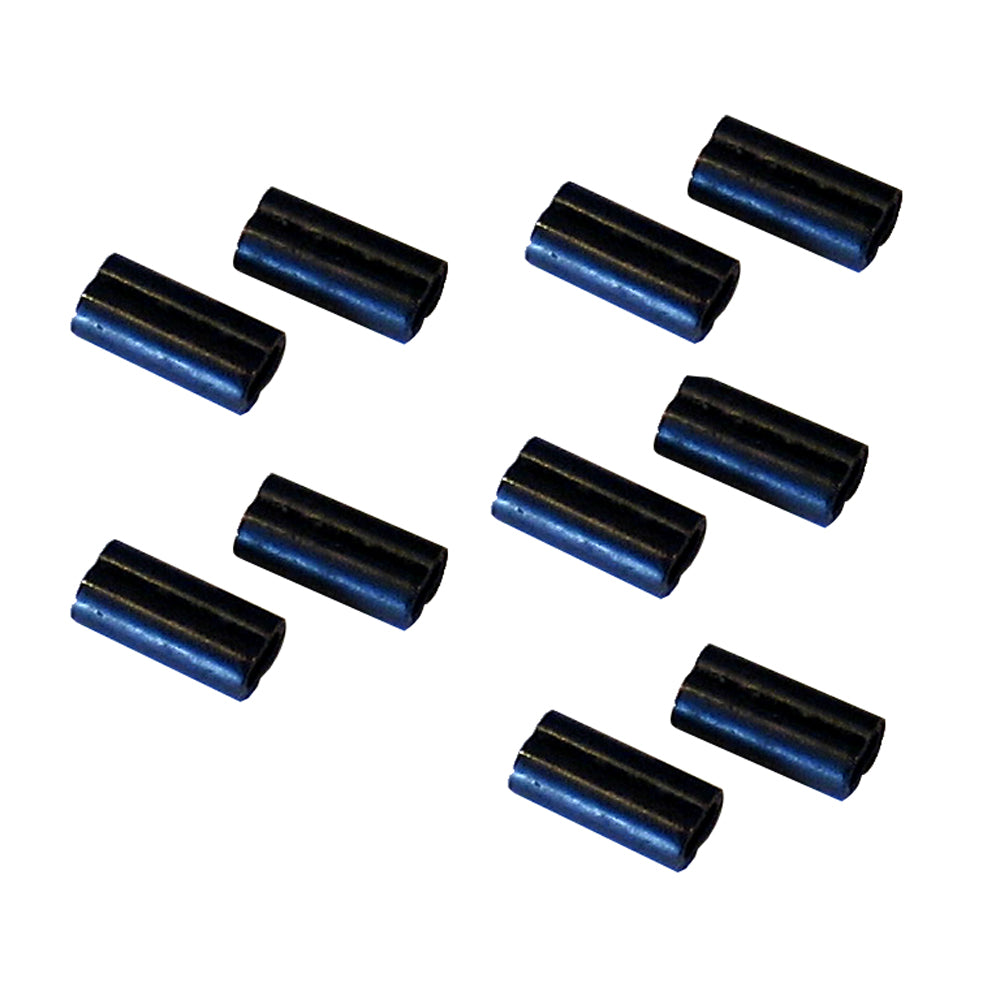 Scotty Double Line Connector Sleeves - 10 Pack for Secure Line Joining