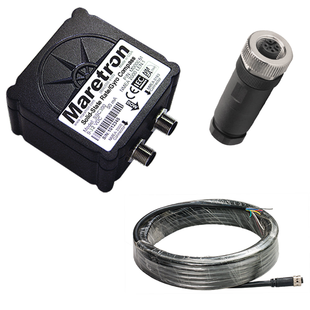 Maretron SSC300-01-KIT Solid-State Rate Gyro Compass with 10 m Cable and Connector