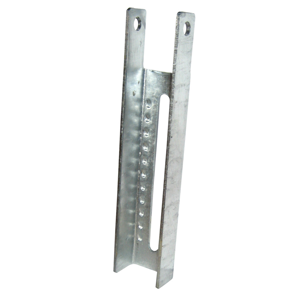 C.E. Smith Vertical Bunk Bracket Lanced - 9-1/2 inch for Small Craft Trailers