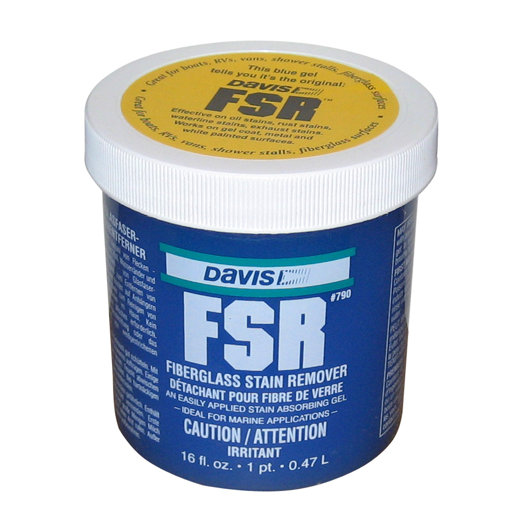 Davis Instruments FSR Fiberglass Stain Remover - 16oz for Boats, RVs, and Marine Surfaces