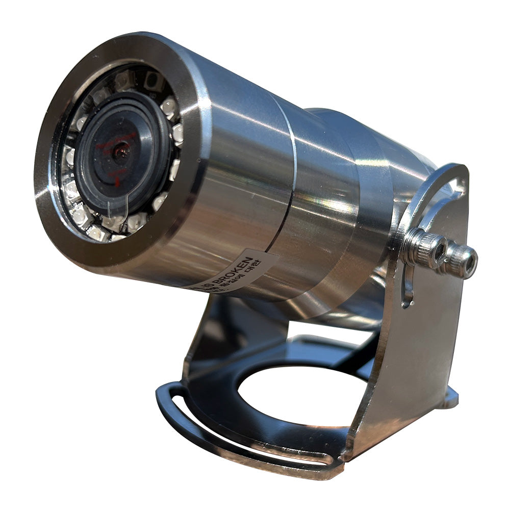 Iris Innovations IRIS090 316 Stainless Steel Marine Camera with Wide Angle, Infrared, and Reversible Design