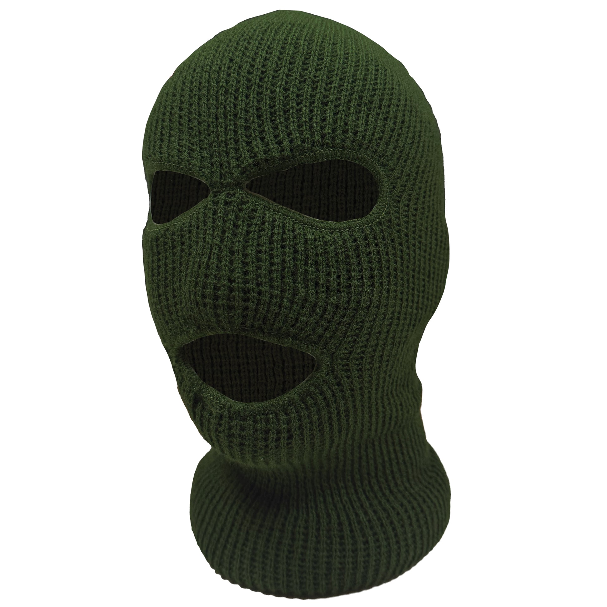 Rothco 3 Hole Acrylic Knit Face Mask in Olive Drab - Cold Weather Protection