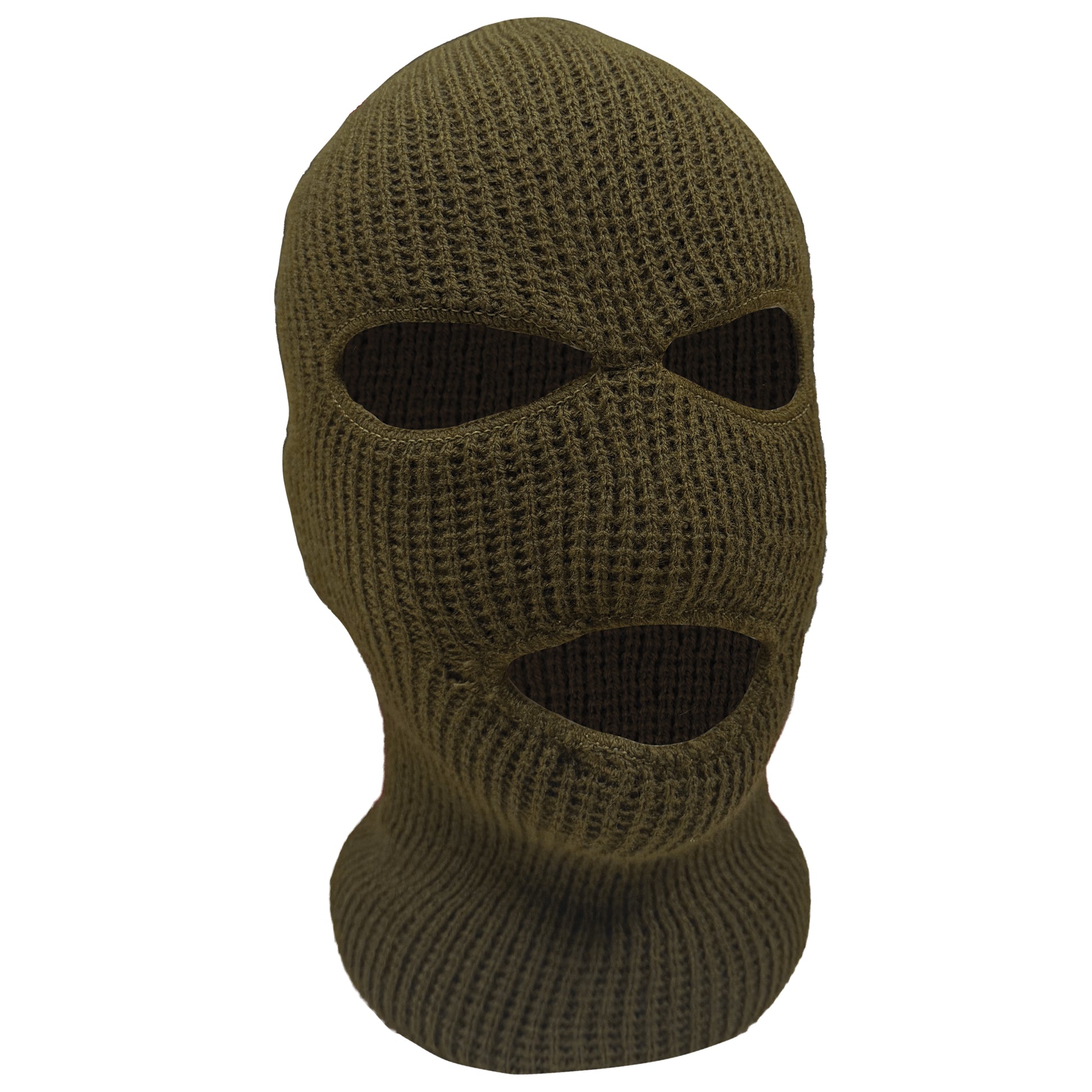 Rothco 3 Hole Acrylic Knit Face Mask in Coyote Brown – Cold Weather Protection for Outdoor Activities