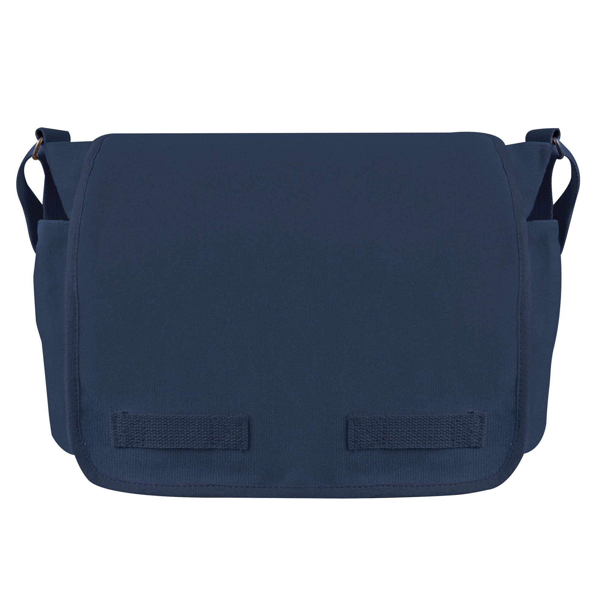 Rothco Classic Canvas Messenger Bag in Blue – Durable Heavy-Duty Military-Style Travel and Commuter Bag