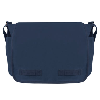 Rothco Classic Canvas Messenger Bag in Blue – Durable Heavy-Duty Military-Style Travel and Commuter Bag