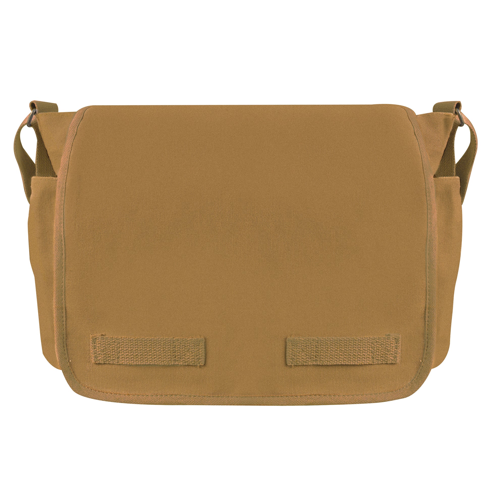 Rothco Classic Canvas Messenger Bag Coyote Brown – Heavy-Duty Military Style with Multiple Pockets and Adjustable Strap