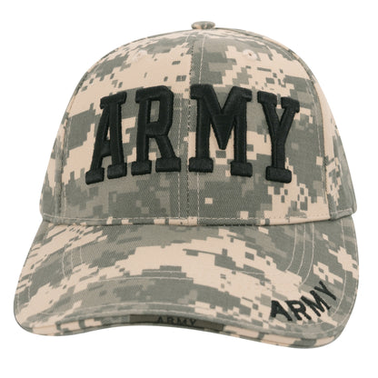 Rothco Deluxe Army Embroidered Low Profile Insignia Cap in ACU Digital Camo
