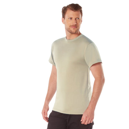 Rothco Quick Dry Moisture Wicking T-Shirt in Desert Tan, Size 2XL