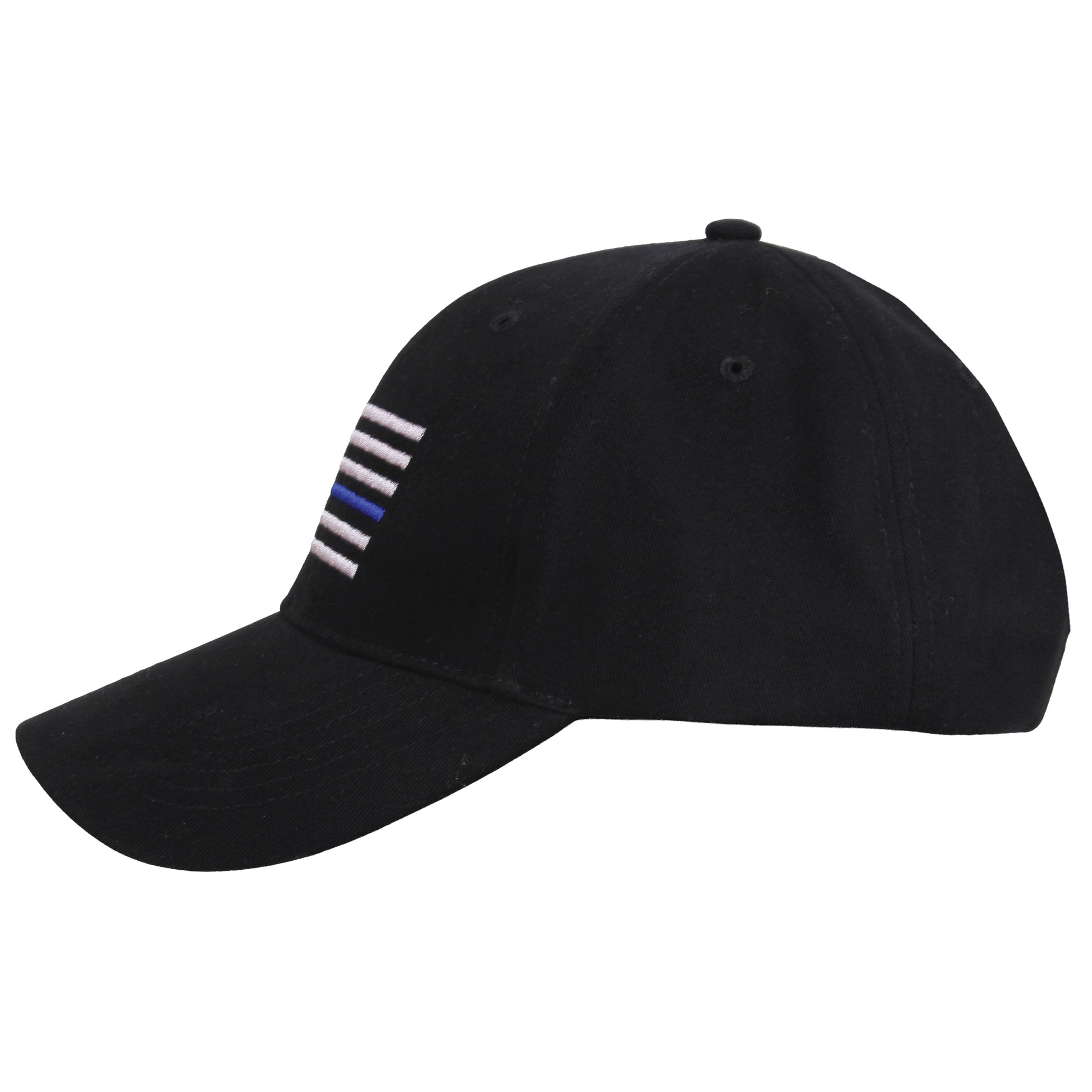 Rothco Thin Blue Line Flag Low Profile Cap in Black