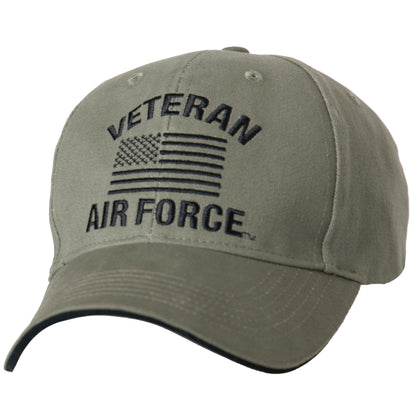 Rothco Vintage Veteran Low Profile Cap with Air Force Emblem