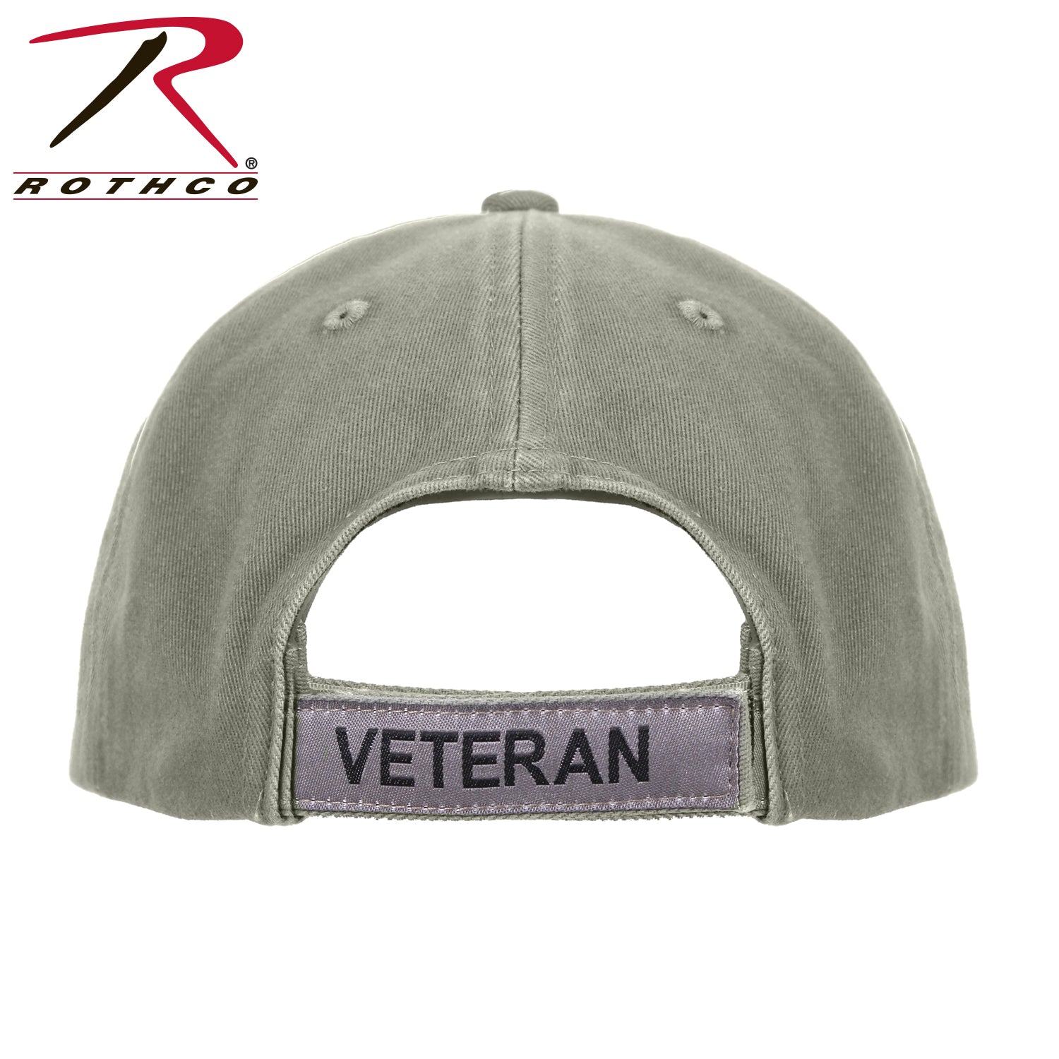 Rothco Vintage Veteran Low Pro Cap Olive Drab - Comfortable & Durable Military-Style Headwear